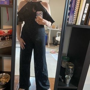 Black Key Hole Jumpsuit from She + Sky